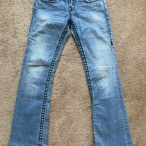 True Religion Light Blue Flare Jeans
